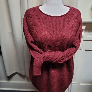 NWT Lauren Conrad Cable Knit Pullover Sweater XL